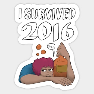 I Survived 2016 Sticker